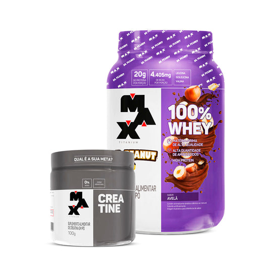 Kit 100% Whey Dr. Peanut + Creatina 100g