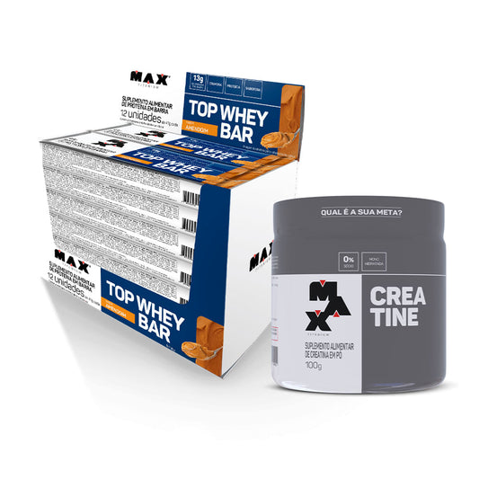 Kit G3XFC Champion Top whey bar + Creatina 100g